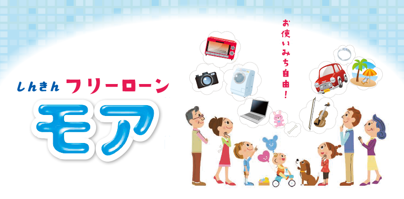 しんきん フリーローン モア お使いみち自由!
